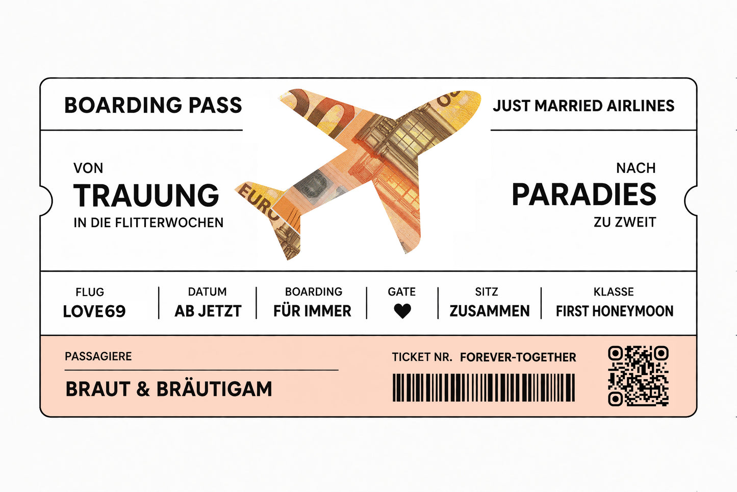 Hochzeit Geldgeschenk – Printable Download