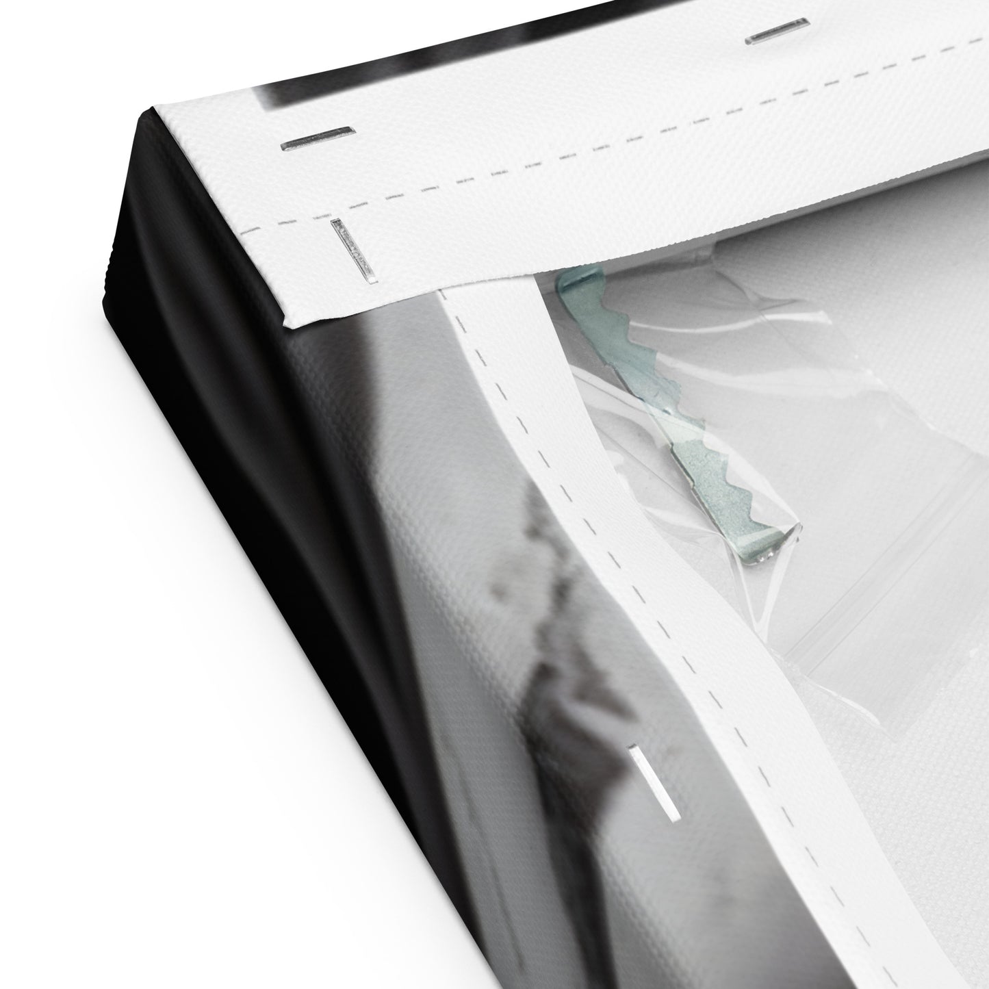 Canvas print white marble 60 cm x 90 cm